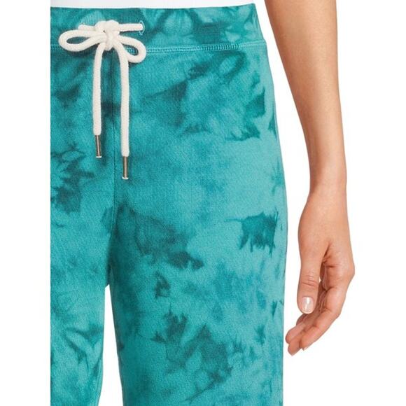 Time and Tru Blue Tie Dye Coordinating Basic Joggers - Picture 2 of 5